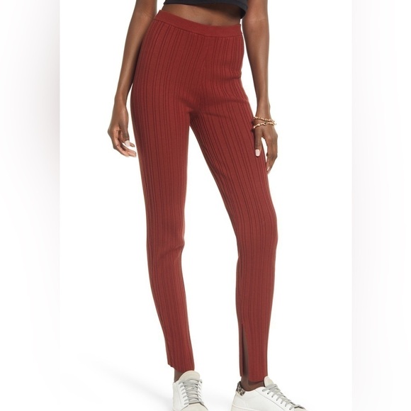 Open Edit Split Hem Sweater Pants, size S - Picture 1 of 11